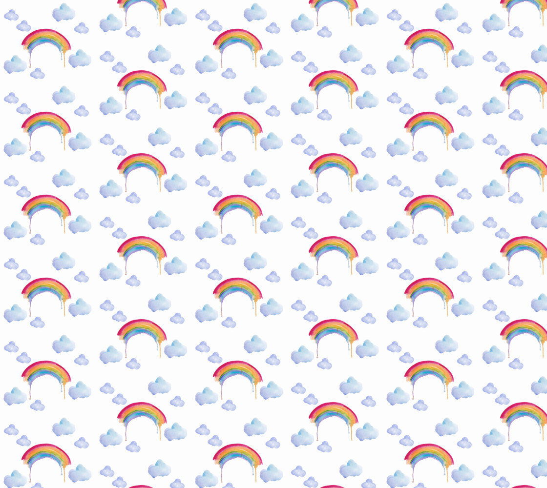 rainbow drips white background thumbnail #1