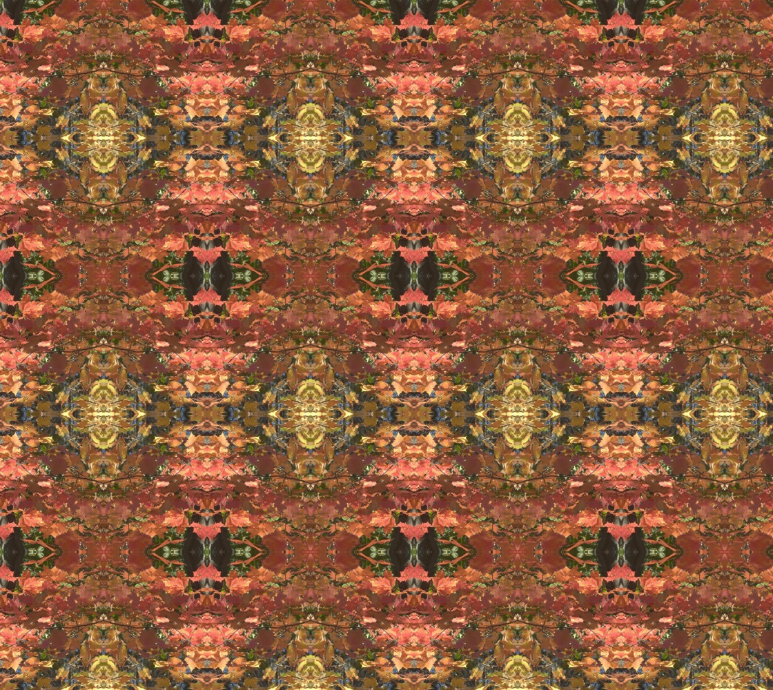 Autumn Leaf Oriental Rug Pattern 5 X 6 mirror thumbnail #1