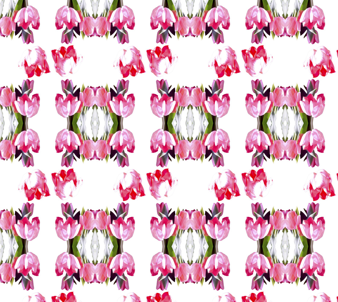 Painted Tulip Celebration Pattern basic 10.49 x 13.58 thumbnail #1