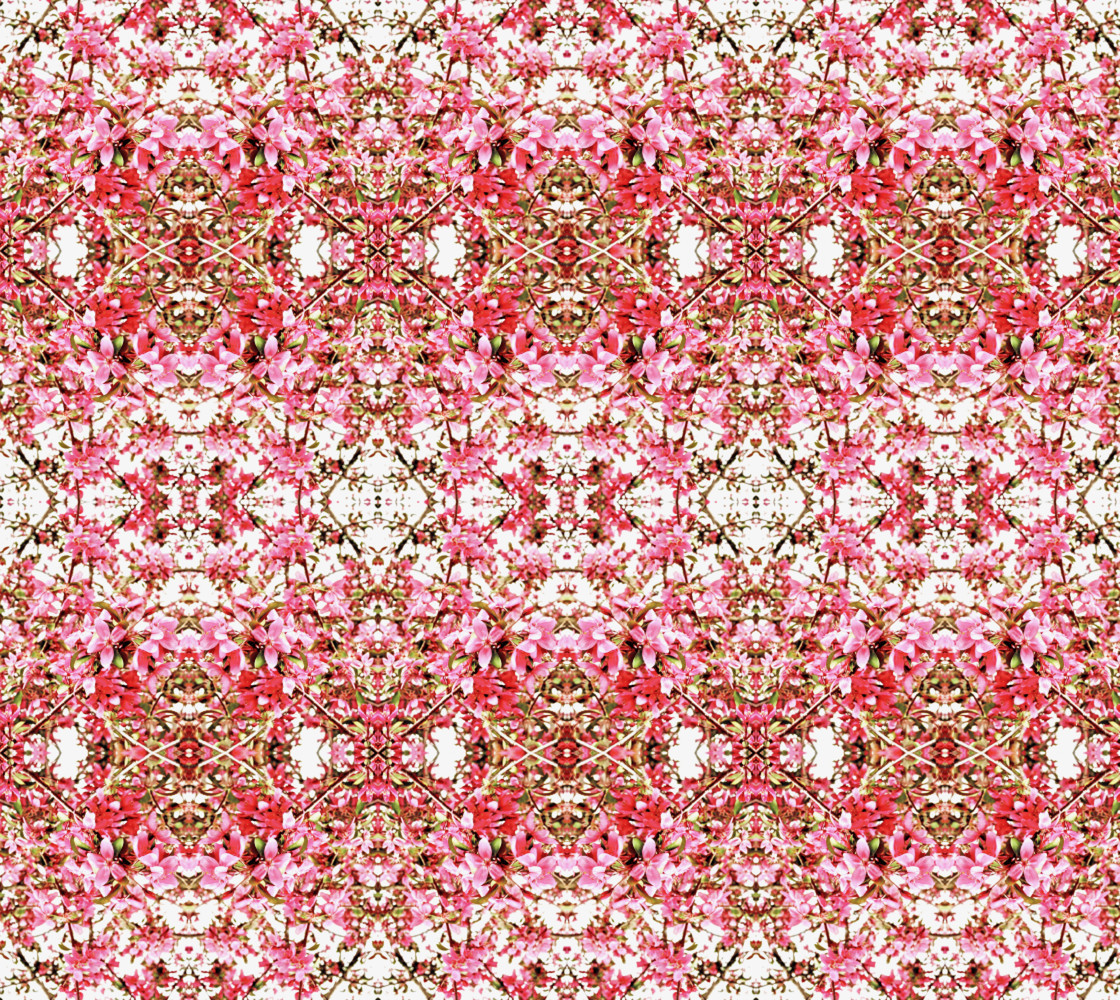 Apple Blossom Fugue in Pink Major 0182 Bas Mir 6.27 x 8.36 Miniature #1