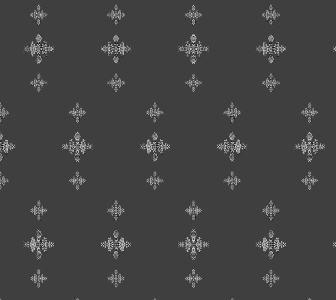 White Cross Rows Pattern Miniature #1