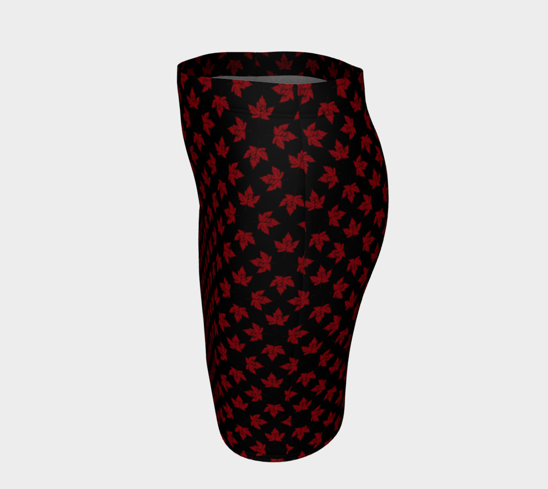 Cool Canada Skirts - Fitted Black Retro preview #2
