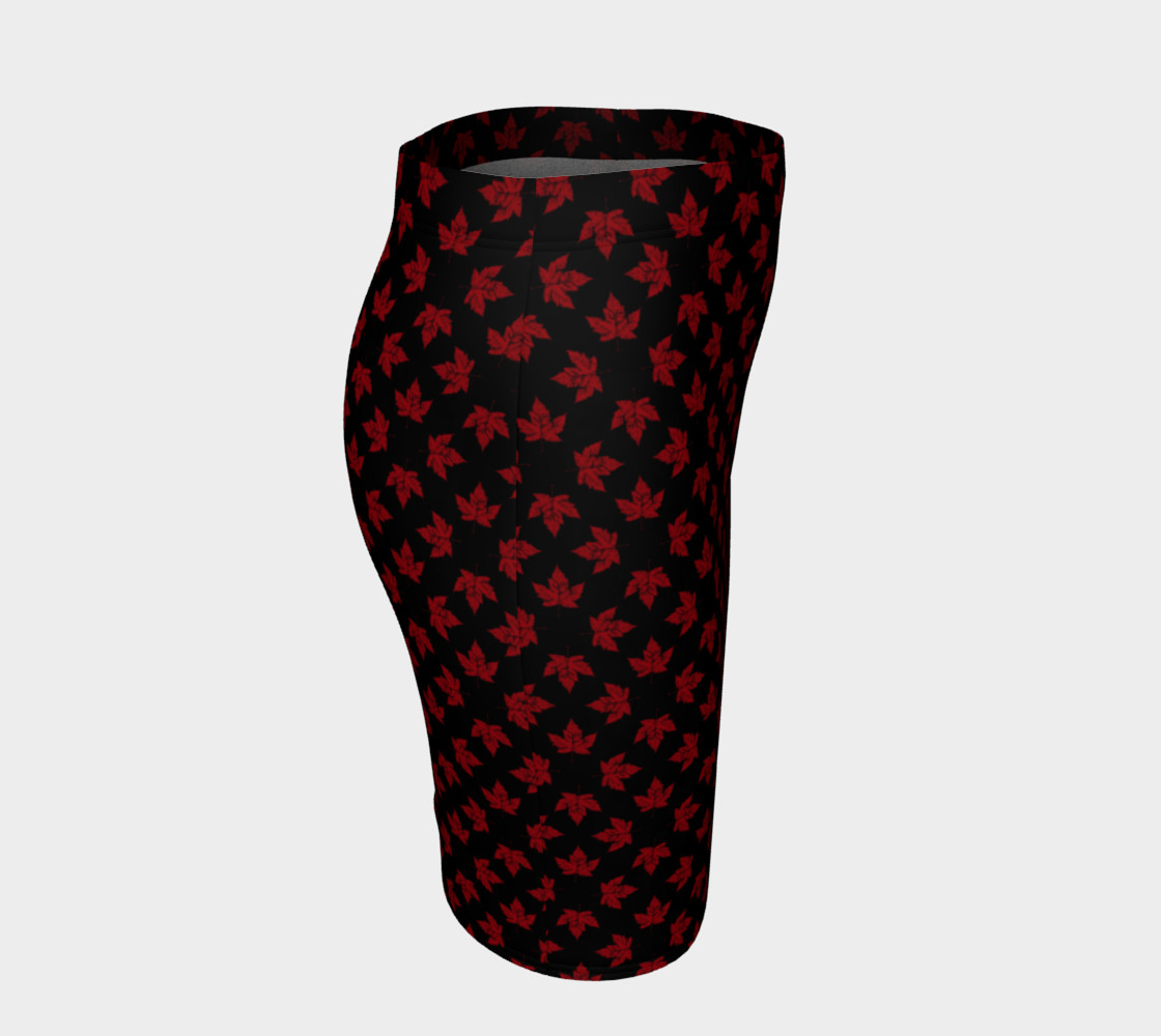 Cool Canada Skirts - Fitted Black Retro preview #3