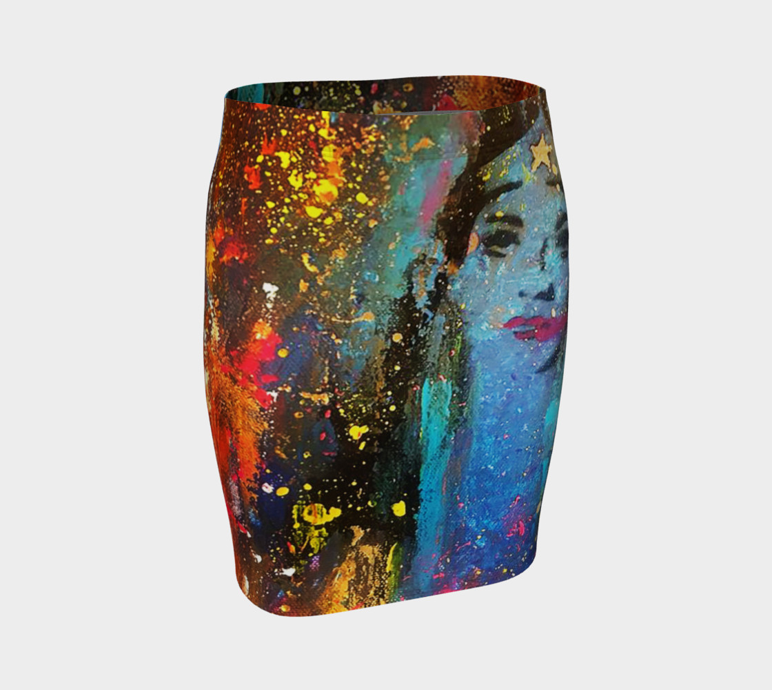 Chuck Redick Wonder Women Fitted Skirt preview #1