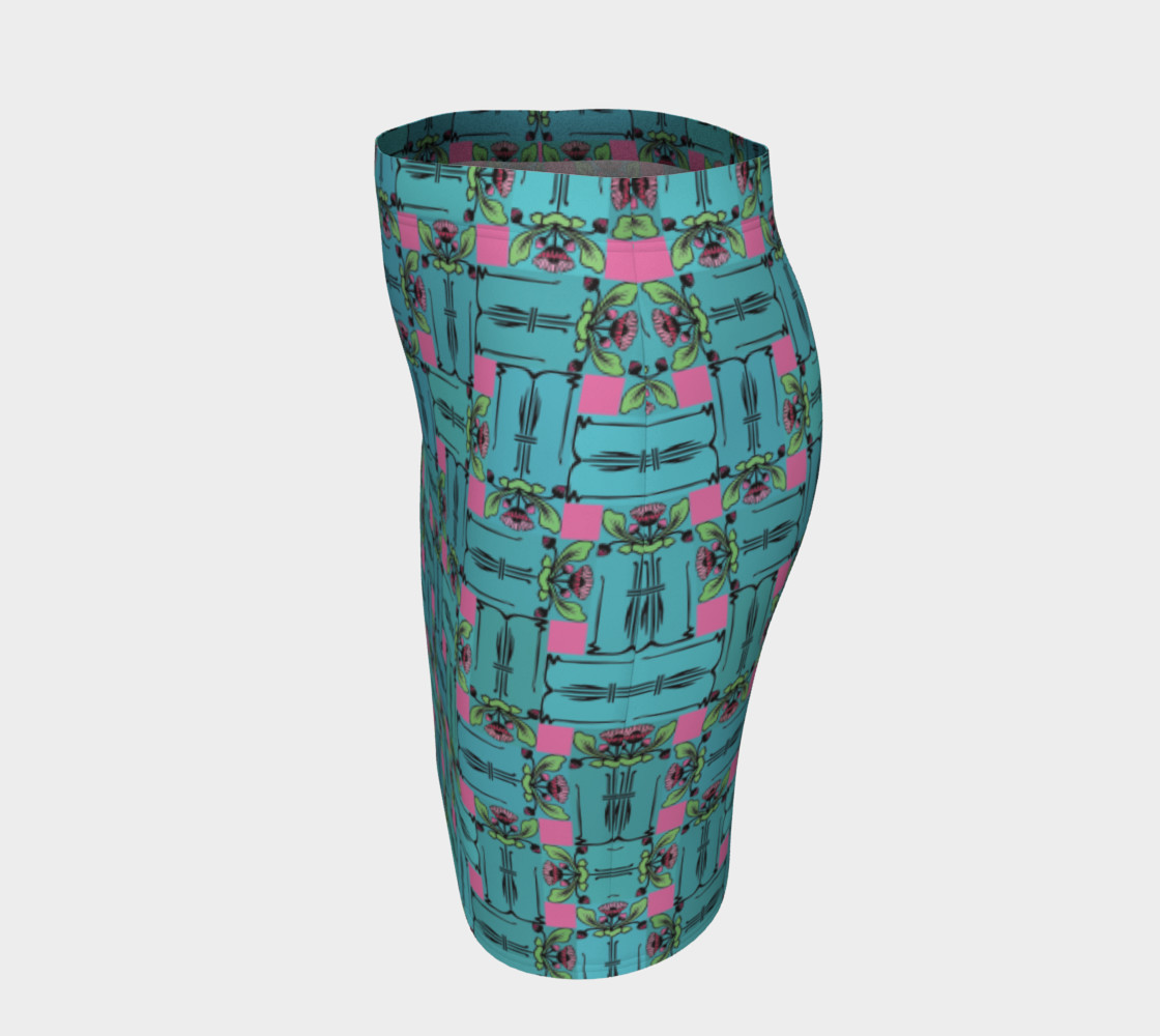 Charming Weave Fitted Skirt preview #2