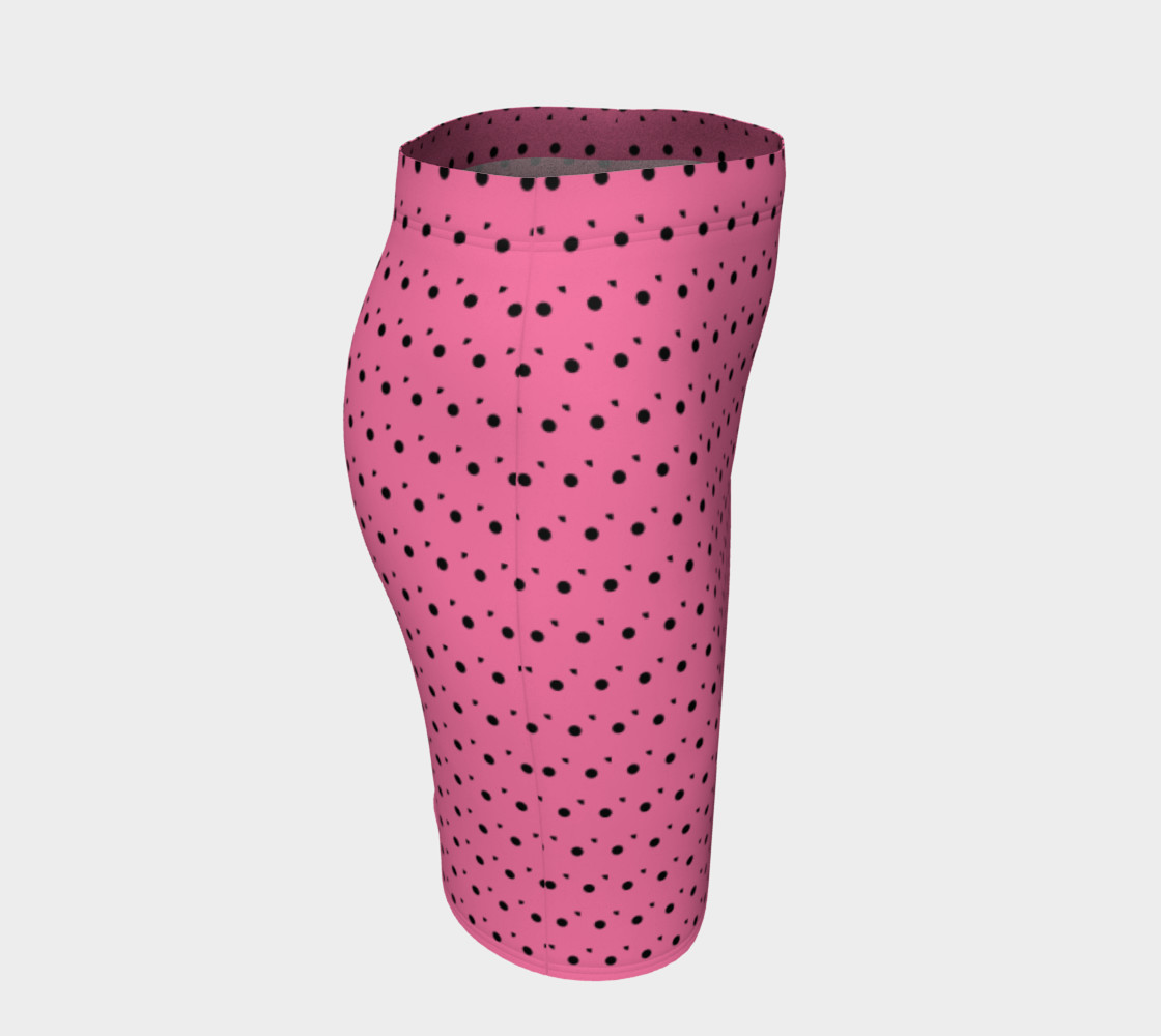 Tracks Bubble Gum Fitted Skirt preview #3
