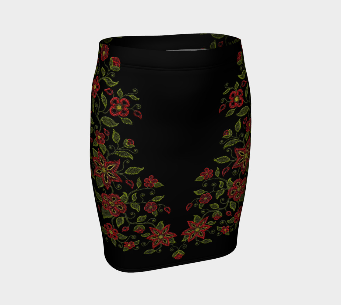 Metis Art Skirt Native Beading Skirts 3D preview
