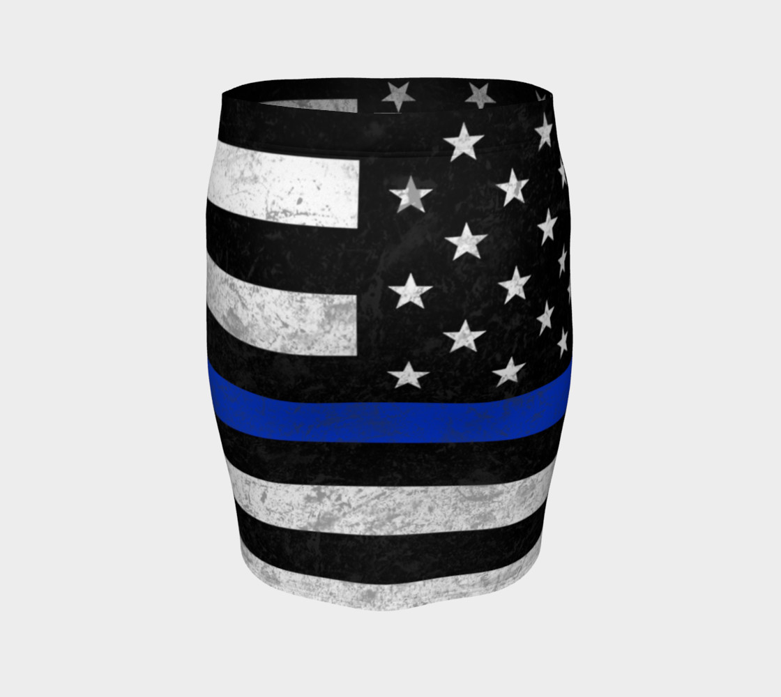 Those In Blue Fitted Skirt preview #4