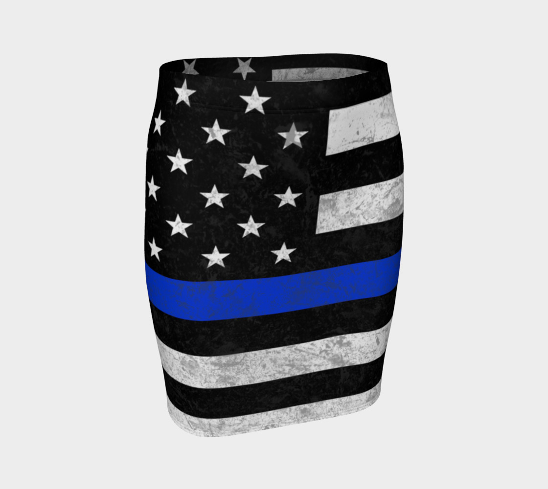 Those In Blue Fitted Skirt preview #1