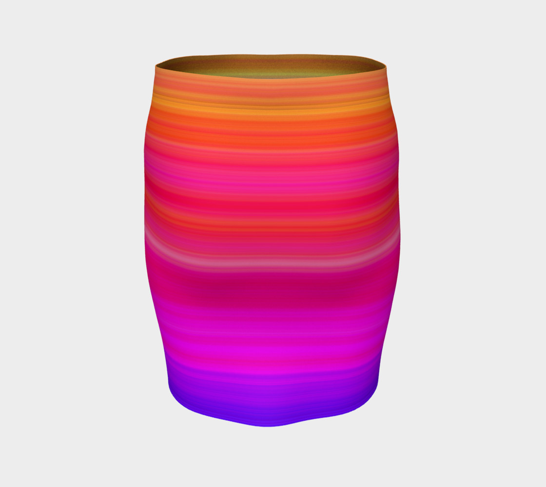 Raise Your Vibe Fitted Skirt preview #4