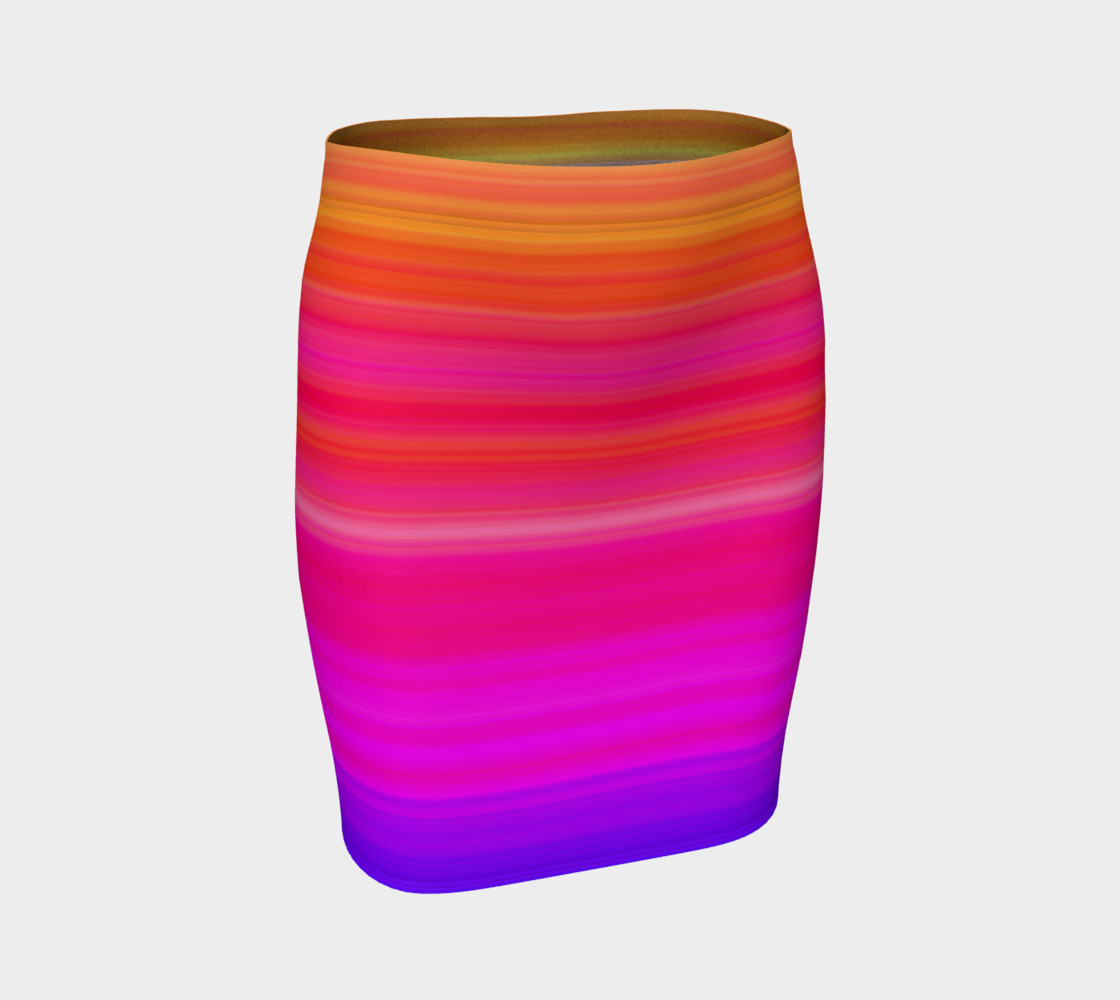 Raise Your Vibe Fitted Skirt preview #1