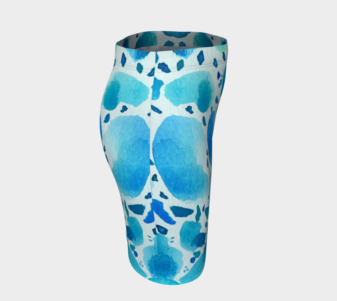 Blue Watercolor Dalmatian Pattern preview #3