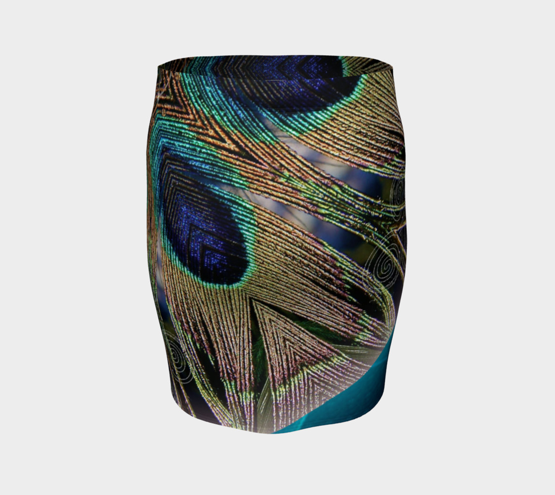 Peacock Power Fitted Skirt preview #4
