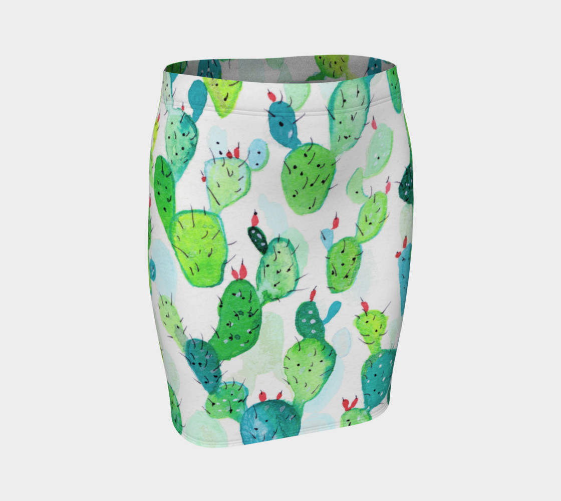 Watercolour Cactus Print preview #1