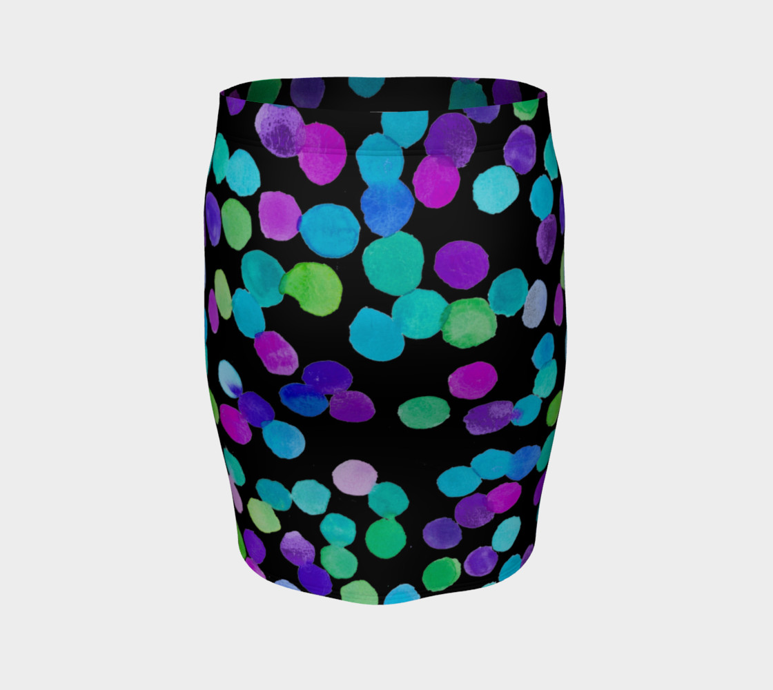 Blue Purple Watercolour Dots preview #4