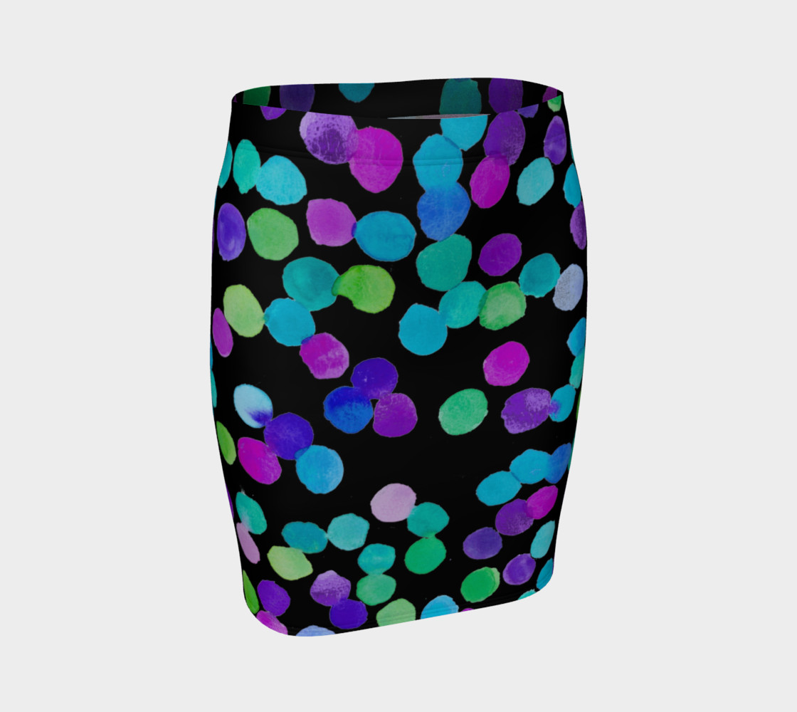 Blue Purple Watercolour Dots preview #1