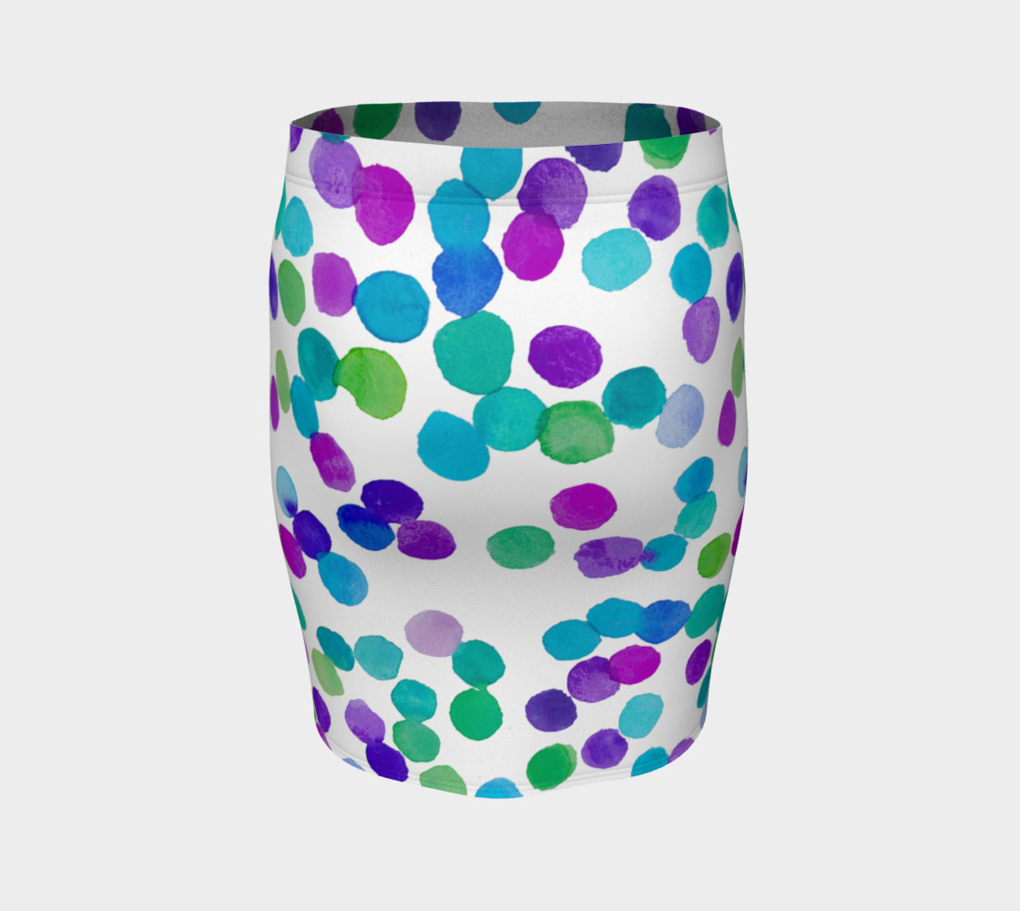 Blue Purple Watercolour Dots preview #4