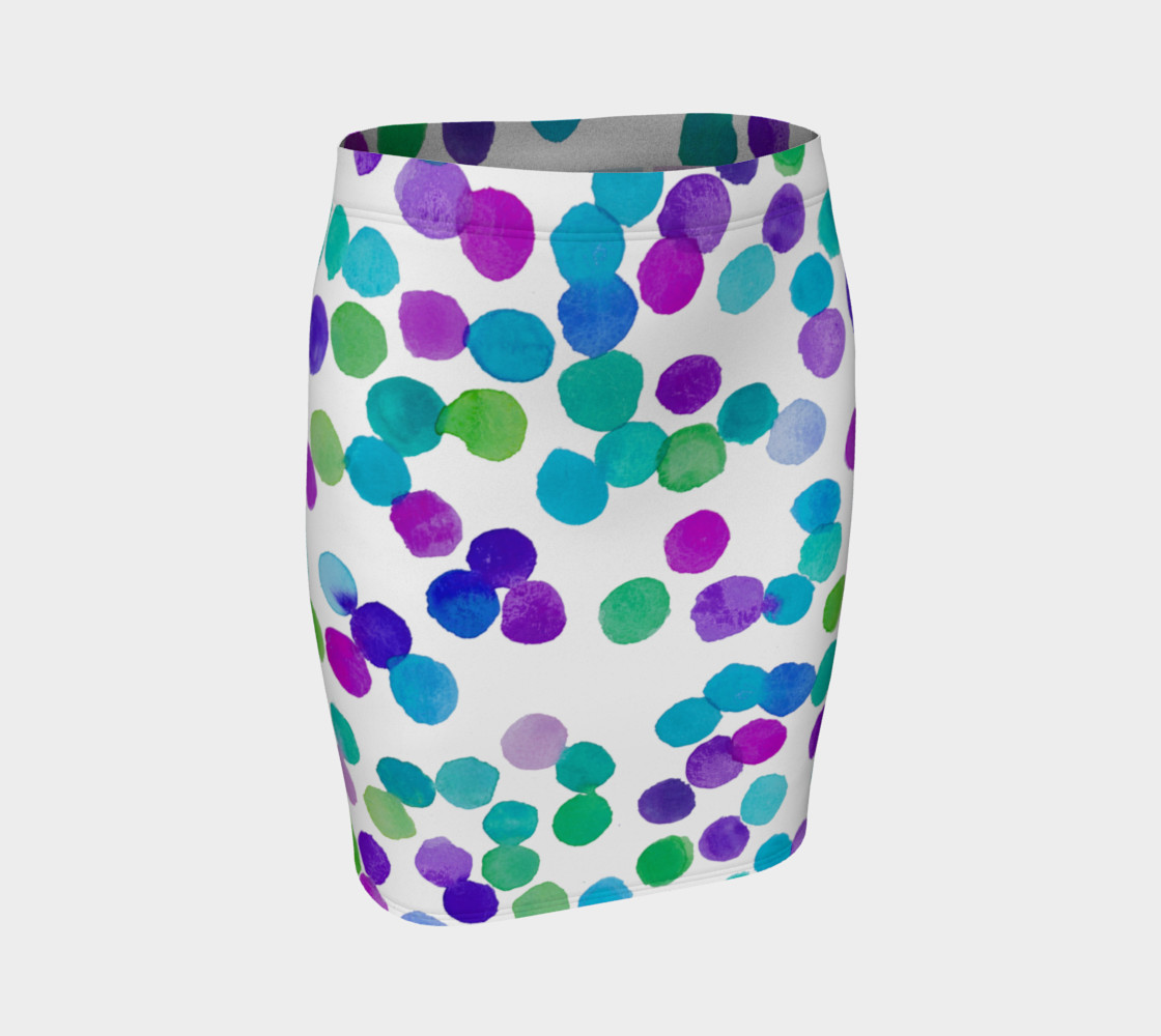 Blue Purple Watercolour Dots preview #1