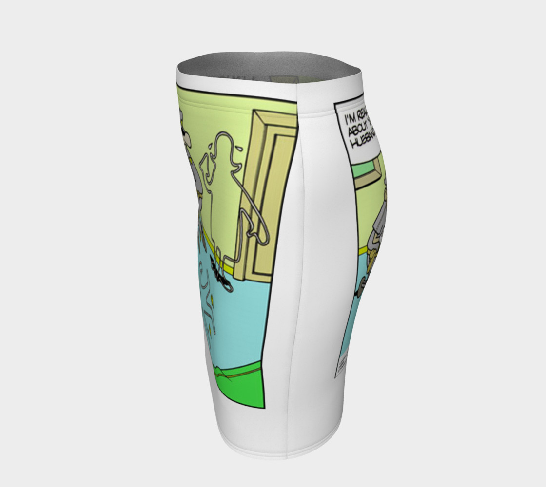 Funny Chalk Police Fitted Skirt preview #2