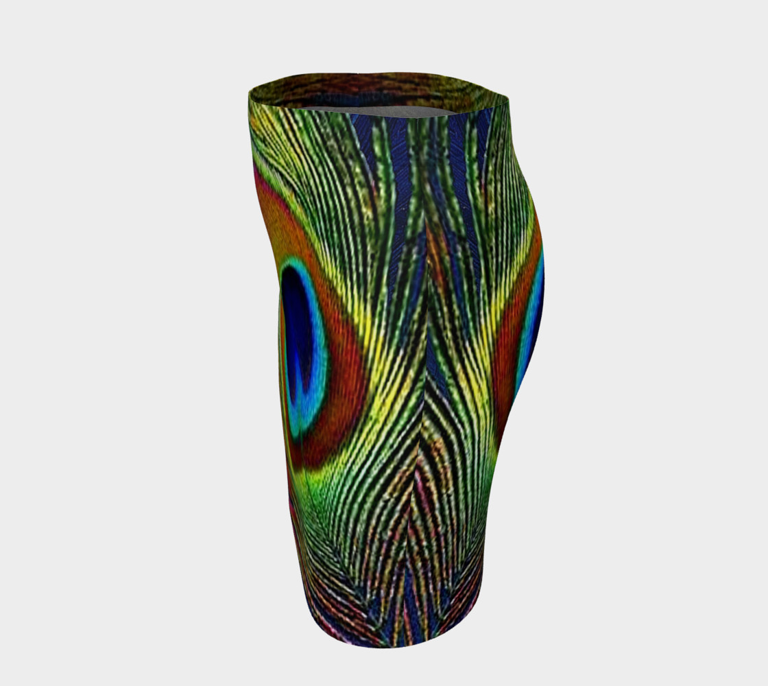 Peacock Feather Fitted Skirt preview #2