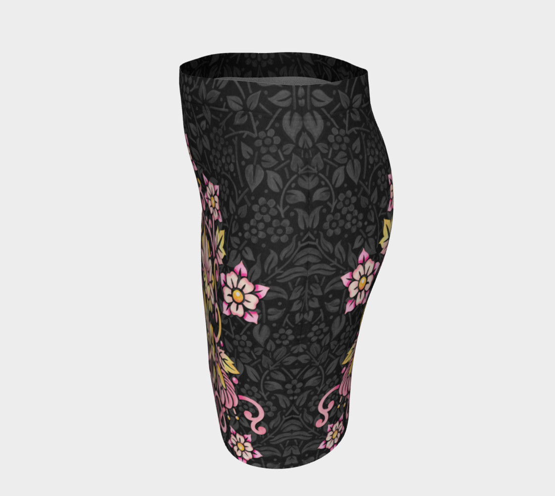 Rose Damask Fitted Skirt preview #2