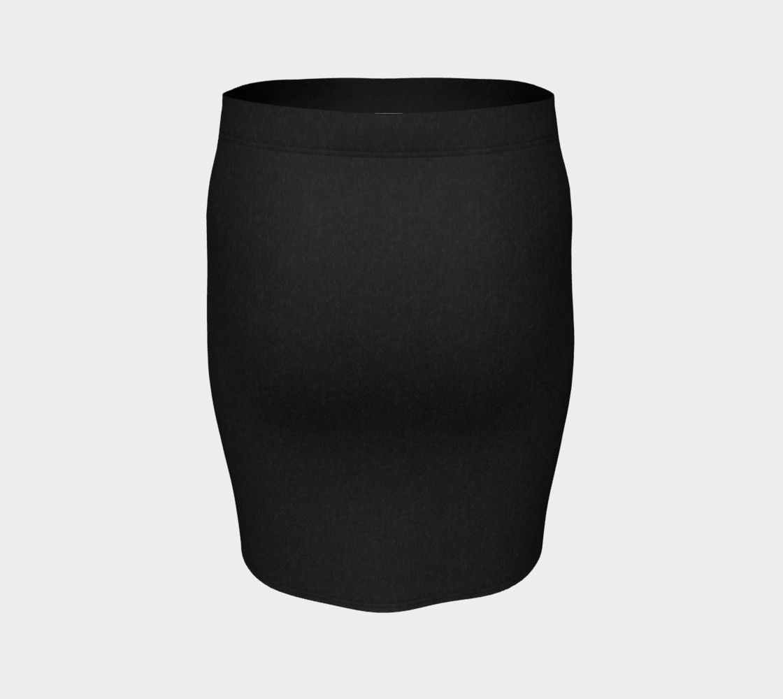 Charcoal | Fitted Skirt preview #4