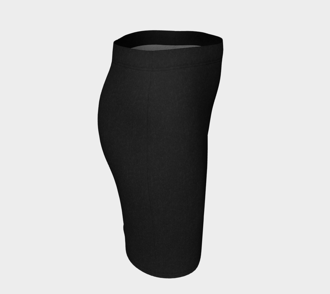 Charcoal | Fitted Skirt preview #3