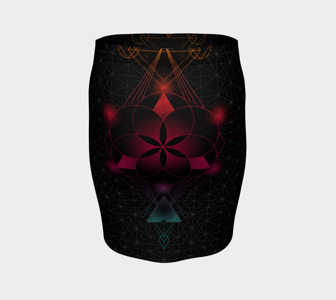 Flower of life sacred geometry rainbow preview #4