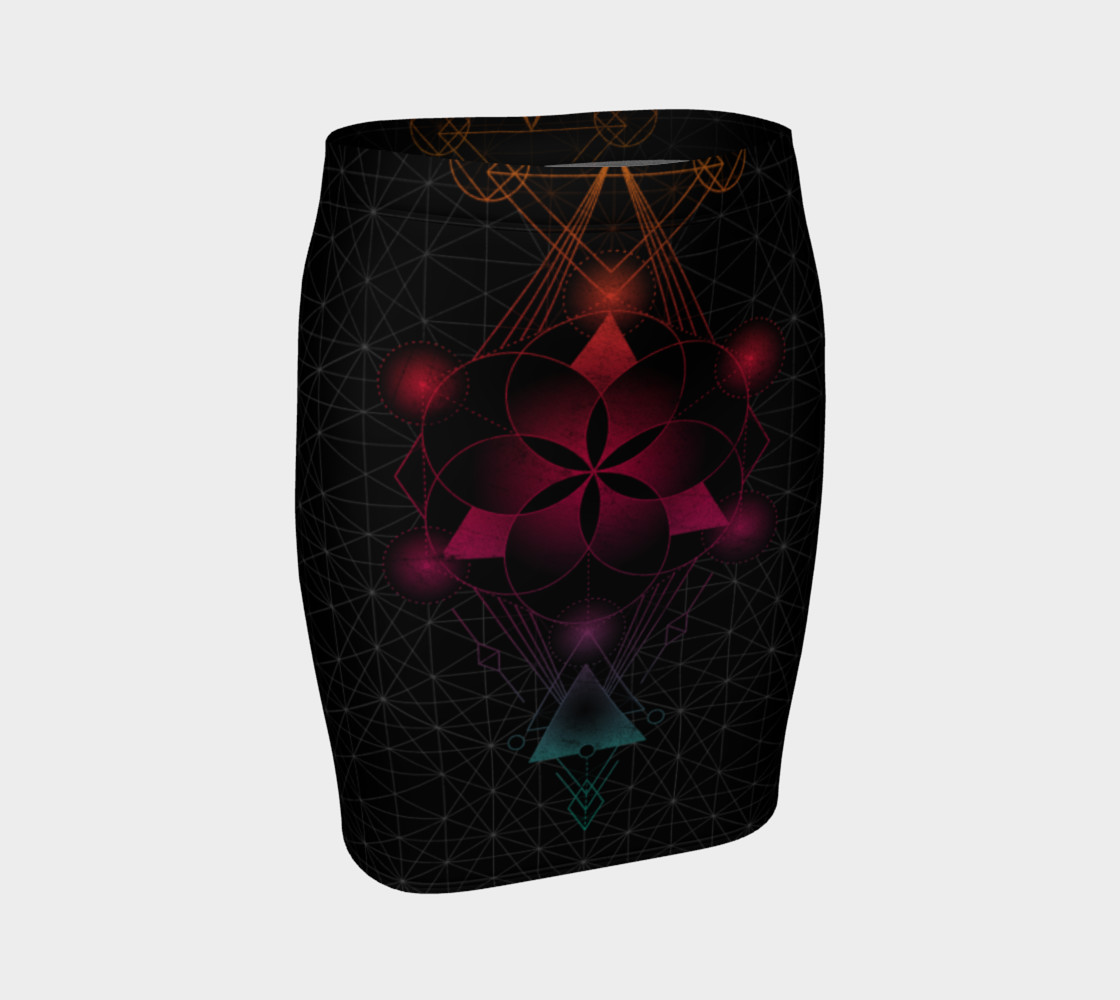 Flower of life sacred geometry rainbow preview #1