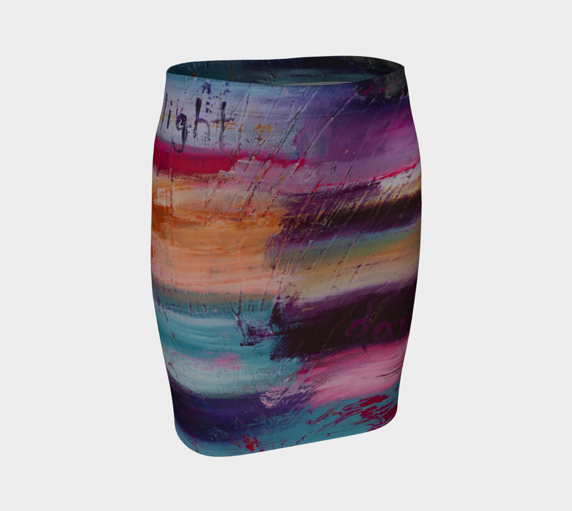 LIGHTNDARK Fitted Skirt 3D preview