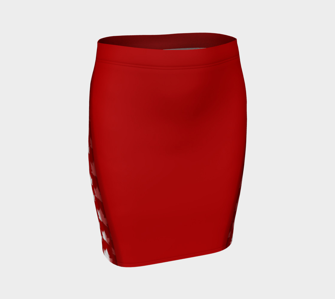Cute Canada Skirts - Fitted Red thumbnail #2
