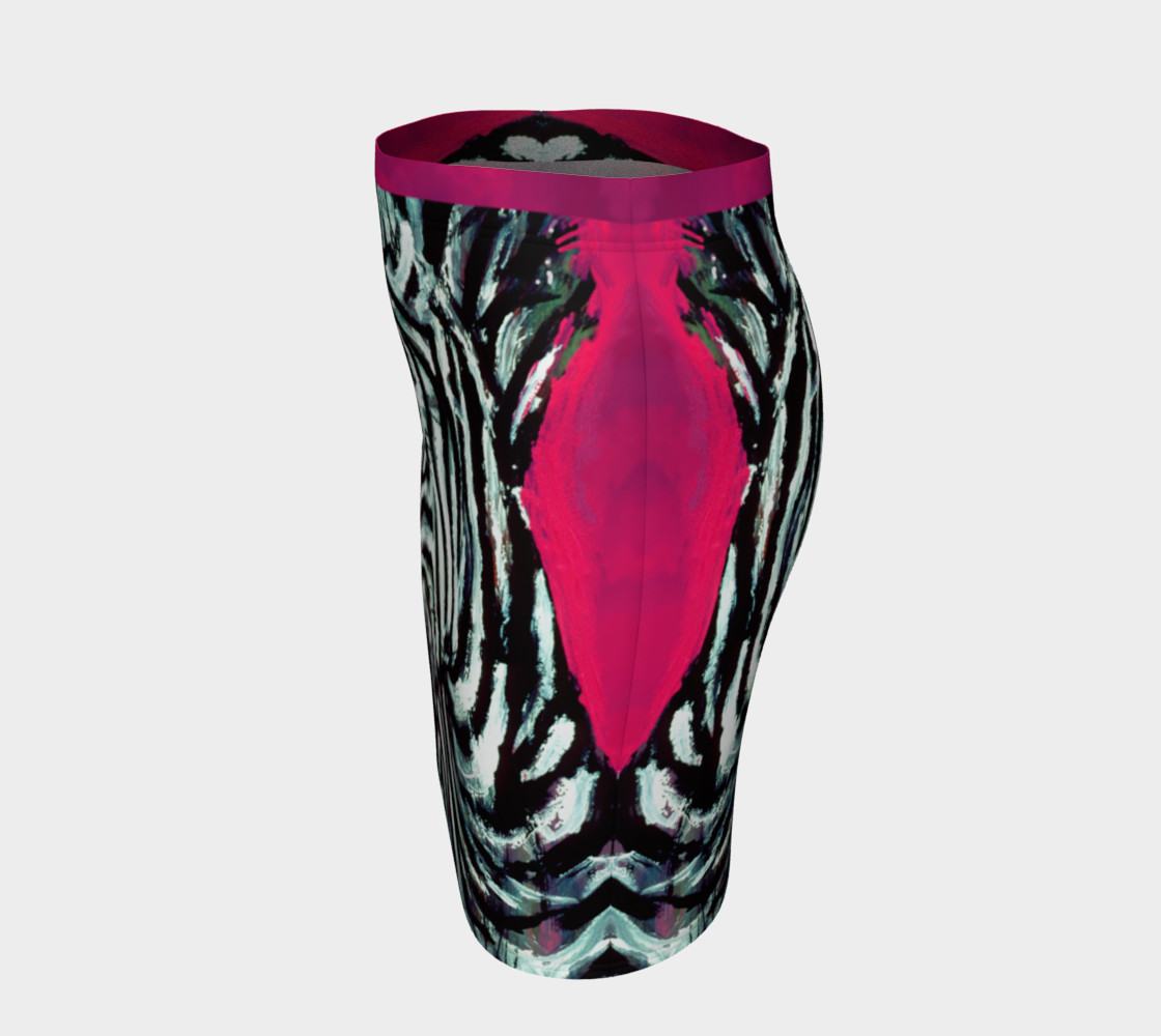 Abrica-Zebra / Zebra Head Striped Fitted Skirt preview #2