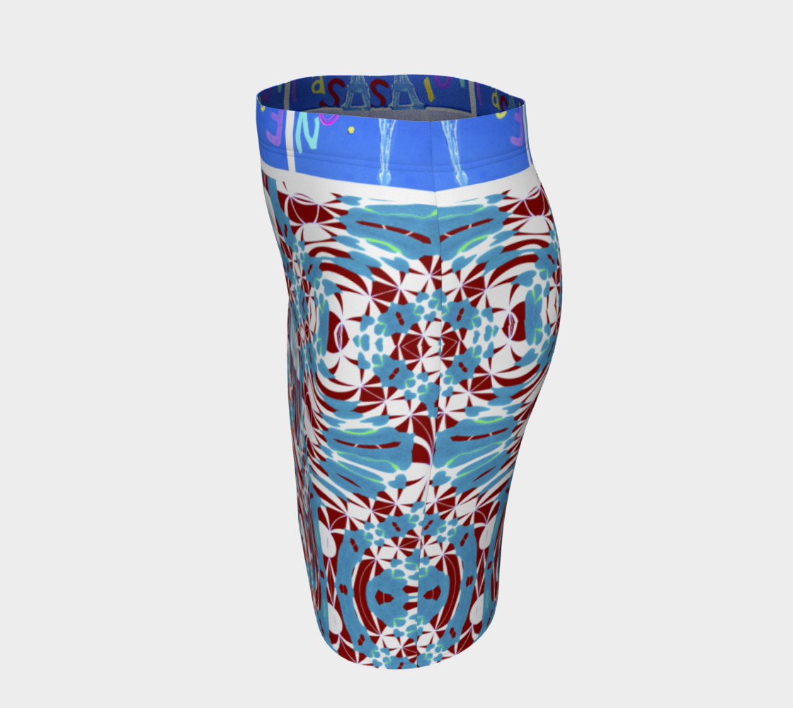 Aperçu de Fashion Art Central / Swirl Design Fitted Skirt w/Fashion Central Waistband #2