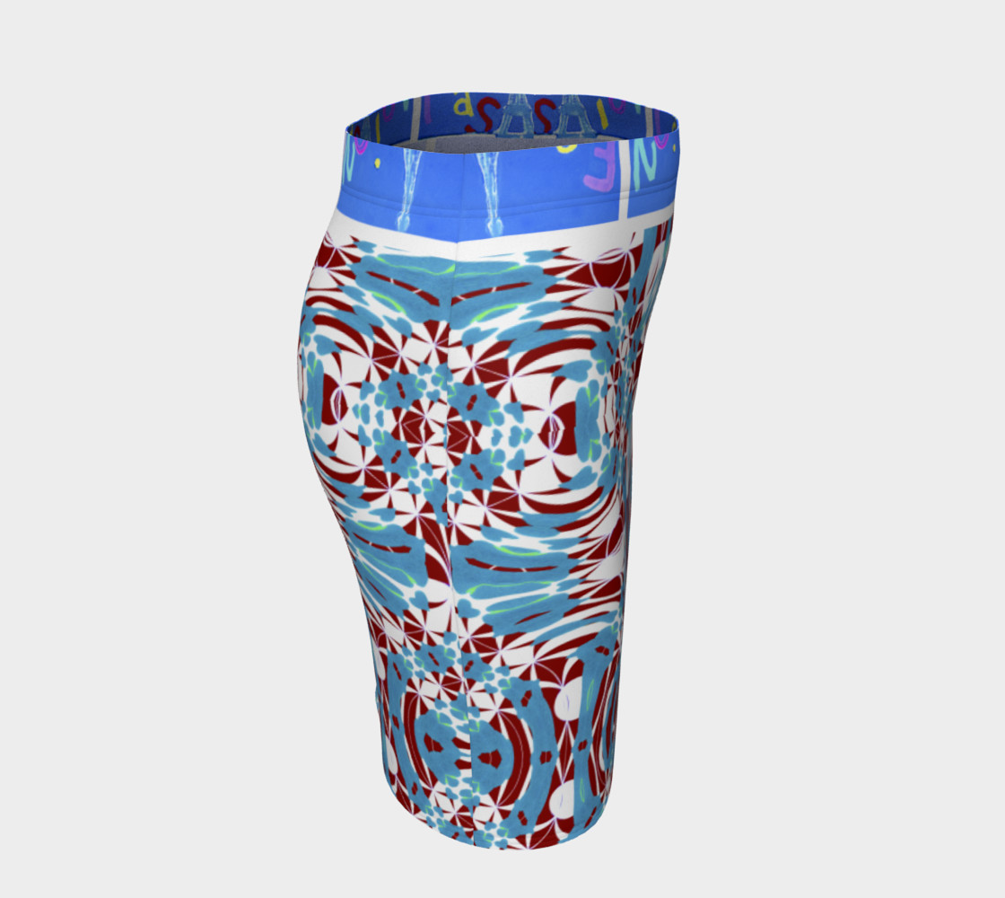 Aperçu de Fashion Art Central / Swirl Design Fitted Skirt w/Fashion Central Waistband #3