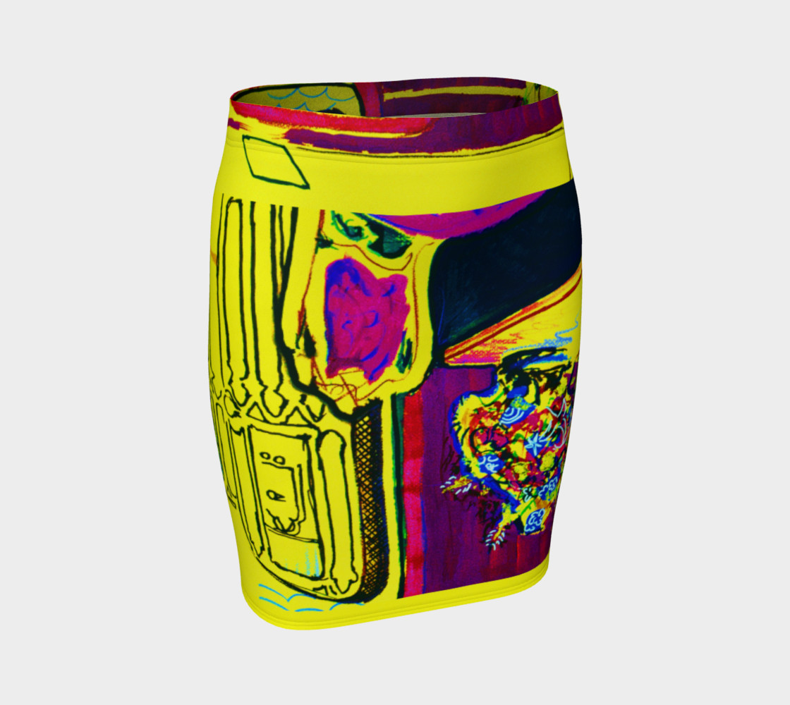 Vacation Yoga Upside-Devin Fashion Party Skirt preview #1