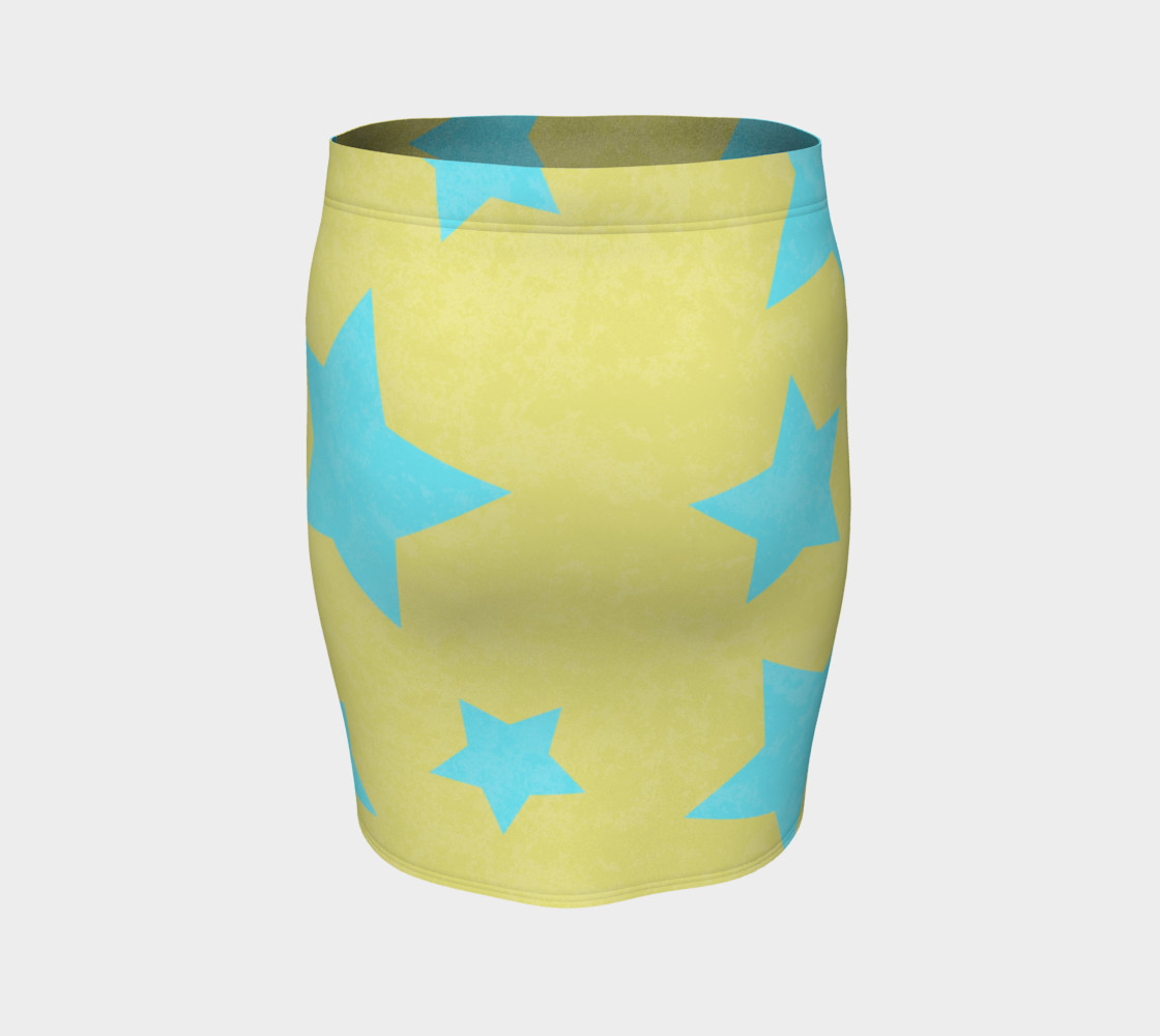 Yellow and Aqua Stars preview #4