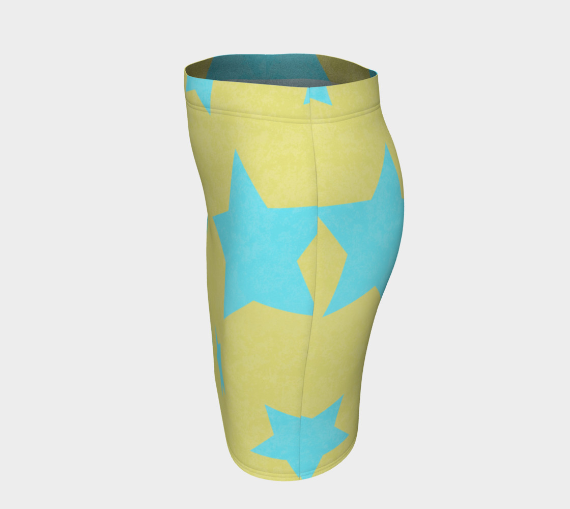 Yellow and Aqua Stars preview #2