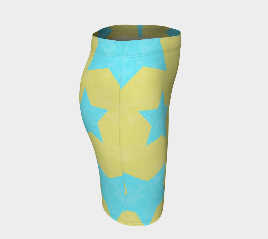 Yellow and Aqua Stars preview #3