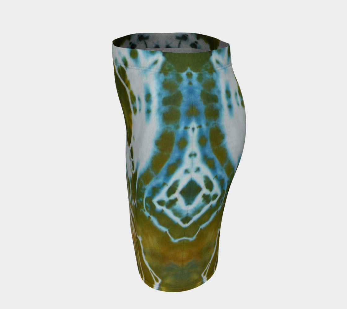 Green Geode Fitted Skirt preview #2
