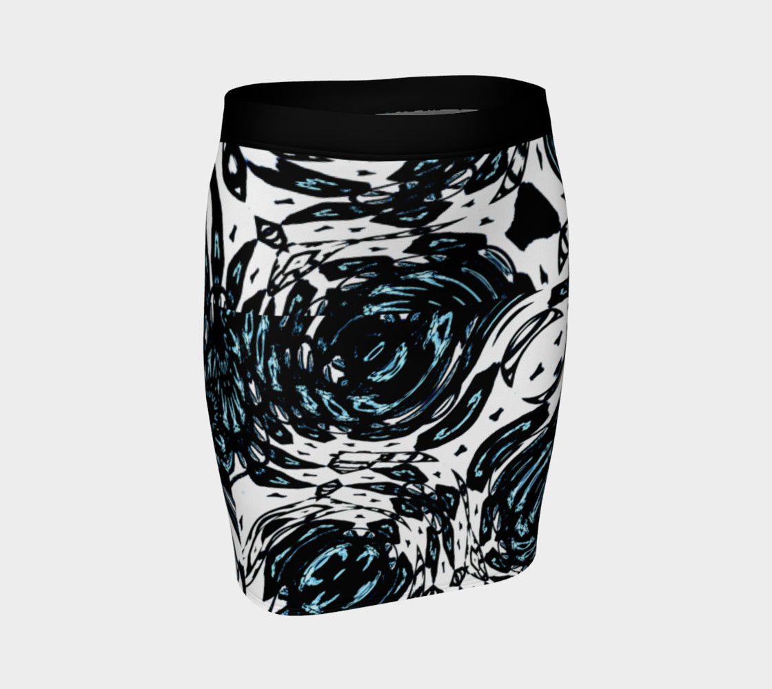 Chamber Jazz Rose Fitted Skirt preview #1