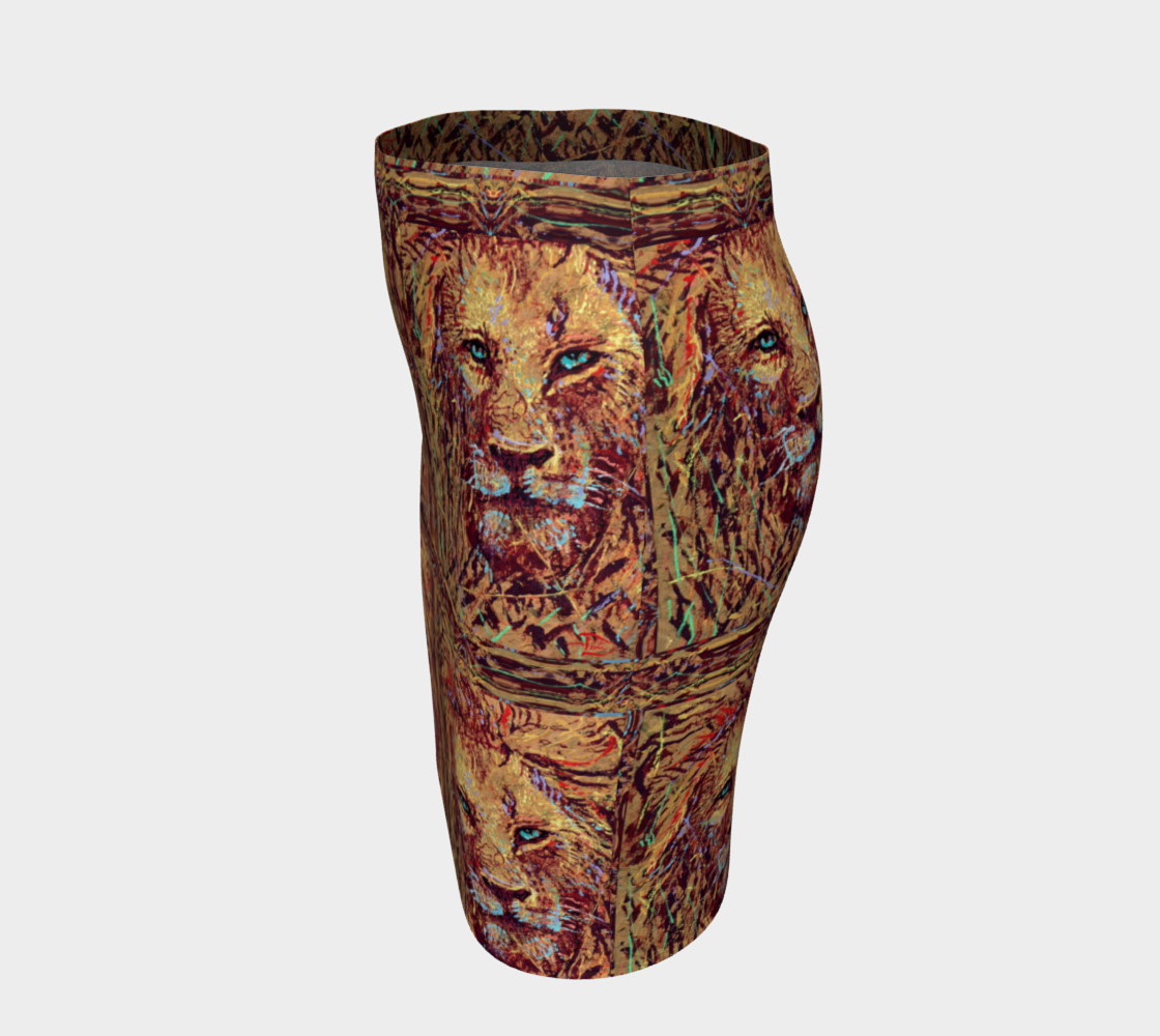 Aperçu de King Leo Lion-Guard Thin-Band Fitted Skirt #2