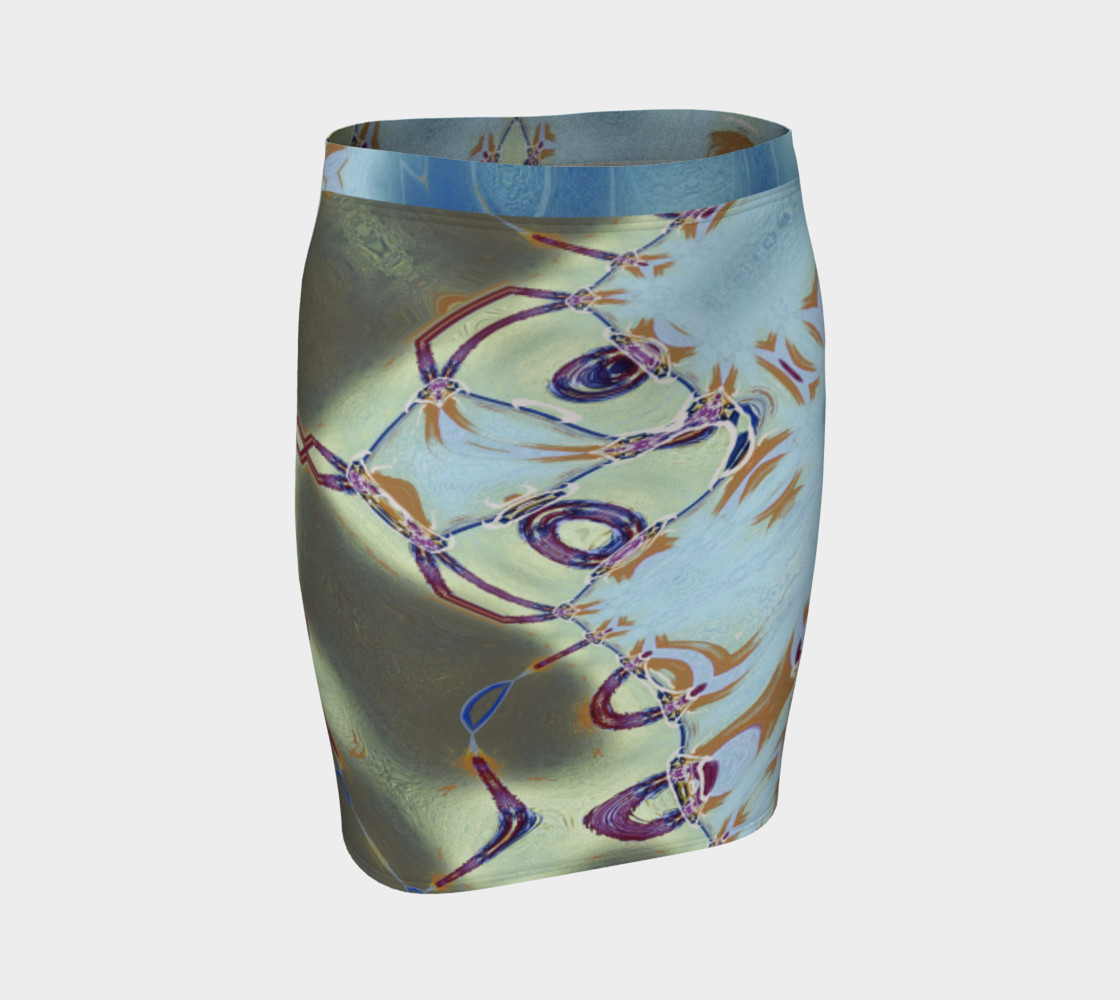 Aperçu de Glitter Queen Damsel in Distress Fitted Skirt #1