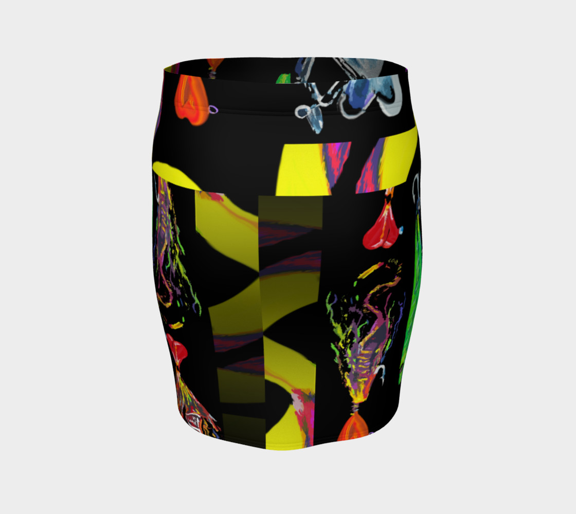 Aperçu de The New a-Lure-ing You 3-d Optical-Print Super Skirt (Instant Convo Starter!) #4