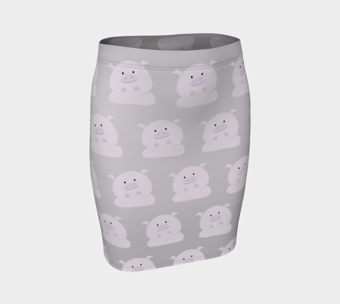 Pink Piggies on Grey preview #1
