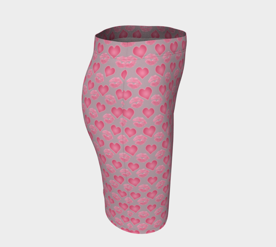 Love and Kisses Skirts Valentine Fitted Skirts preview #3