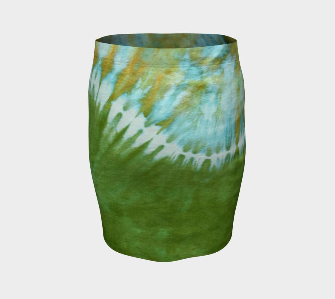 Wasabi Fitted Skirt preview #4