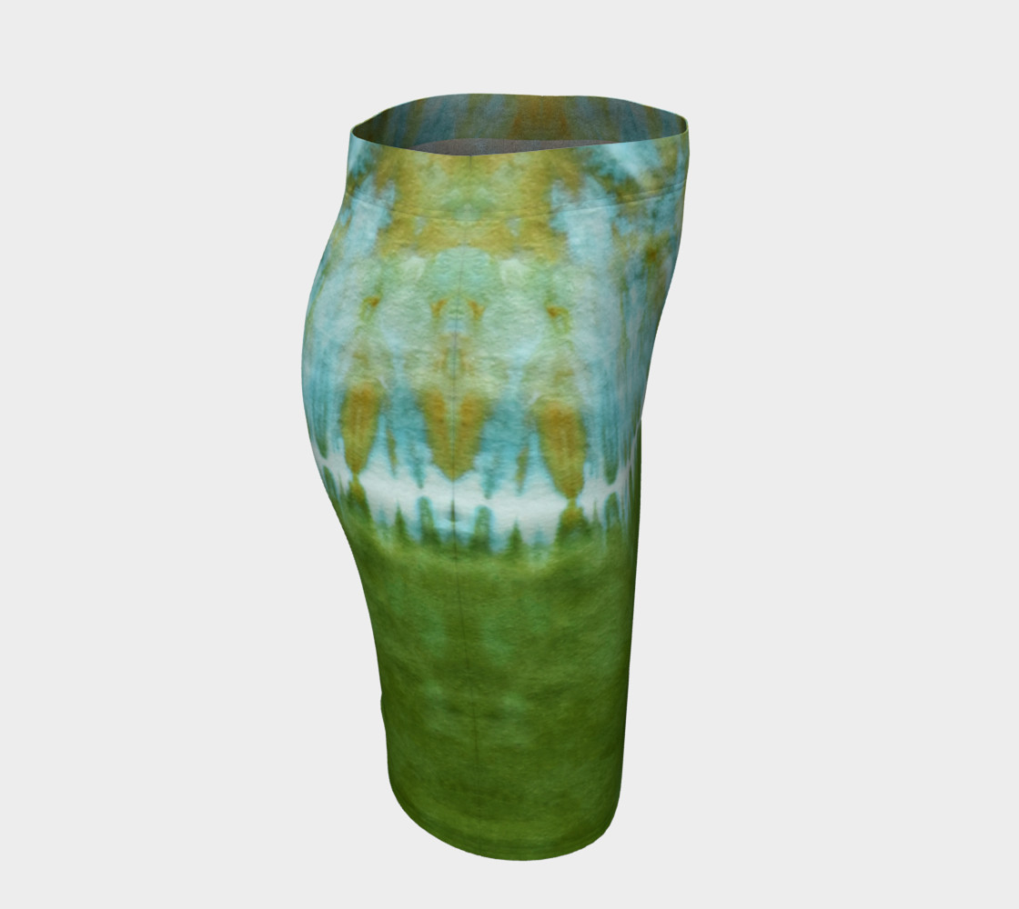 Wasabi Fitted Skirt preview #3