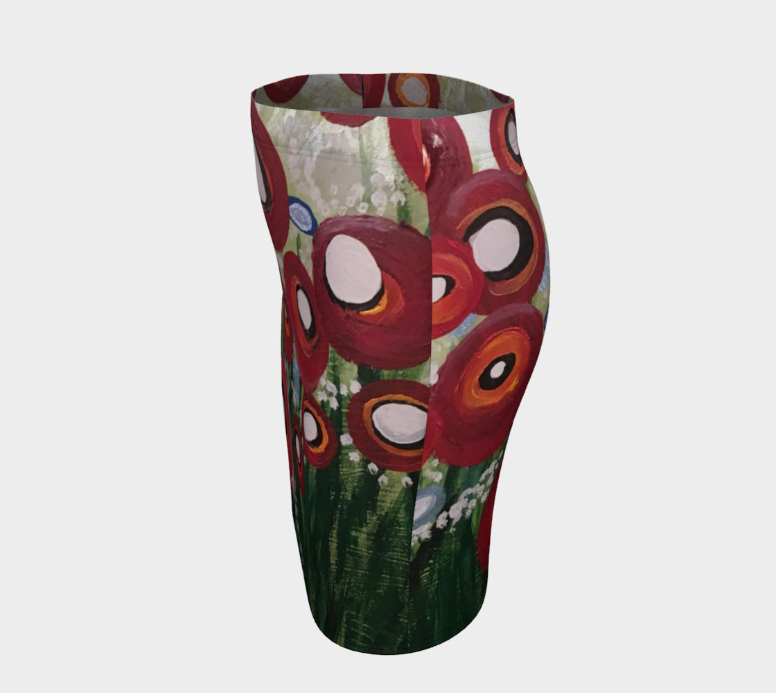 Whimsical Poppy Fitted Skirt preview #2