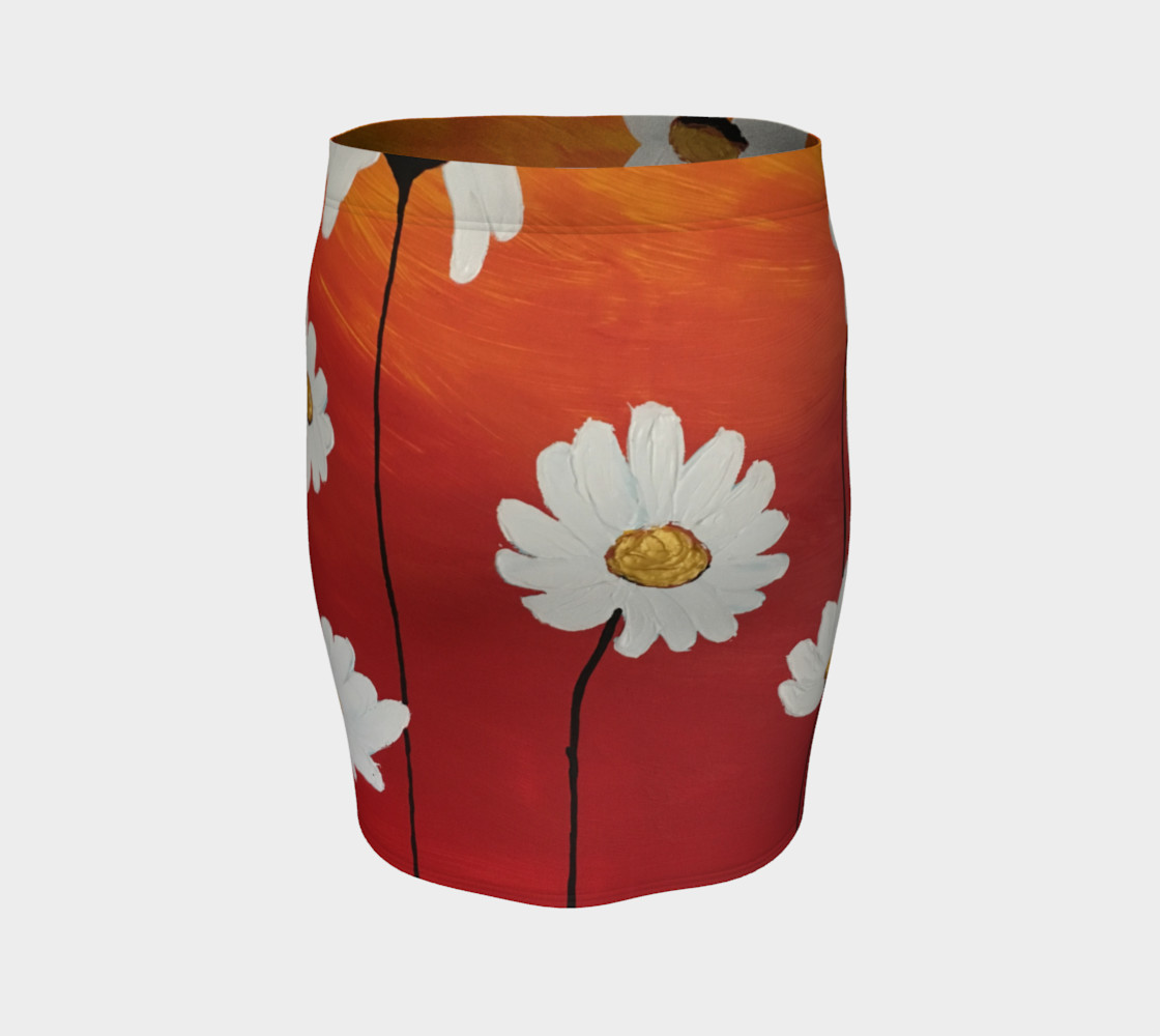 Daisy Sunset Fitted Skirt preview #4