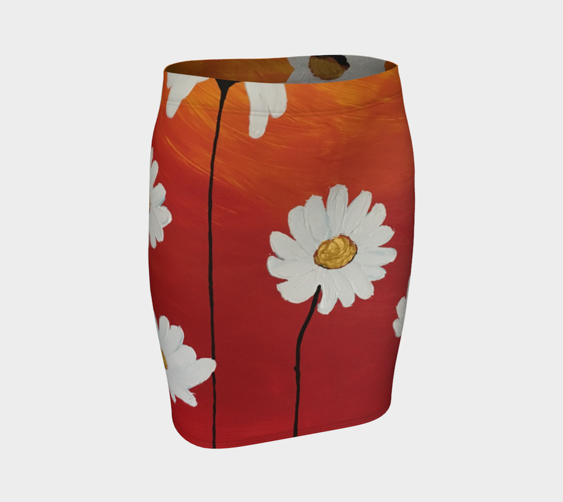 Daisy Sunset Fitted Skirt preview #1